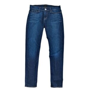 Hudson GMJ Strap Jeans Womens 29 Blue Mid Rise Slim Straight Medium Denim USA